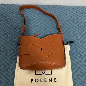 Polene Tan Shoulder Bag